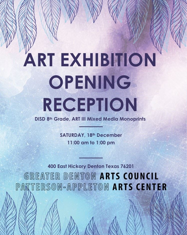 Art Exhibit Flyer